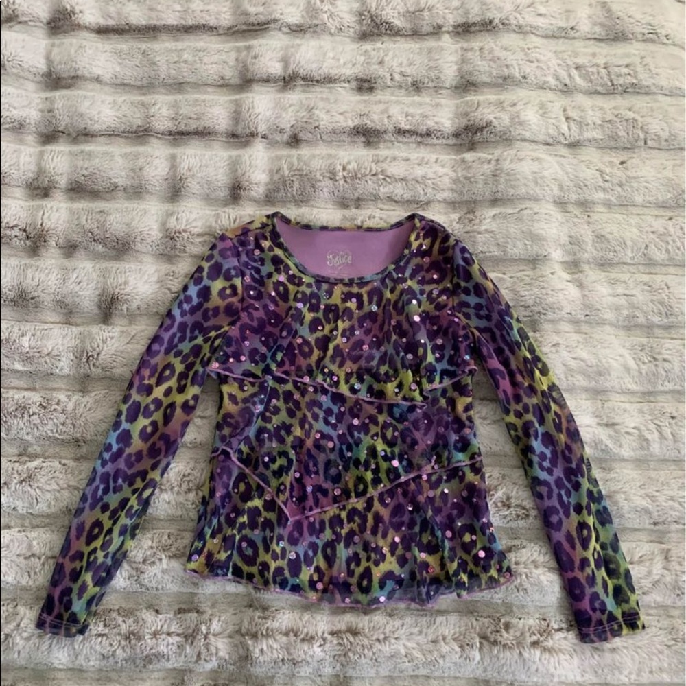 EUC barely worn, Justice top. Girls Size 7